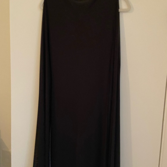 SHEIN women’s Evening Dress, front split. Sheer loose sleeves. Size S - Picture 4 of 9